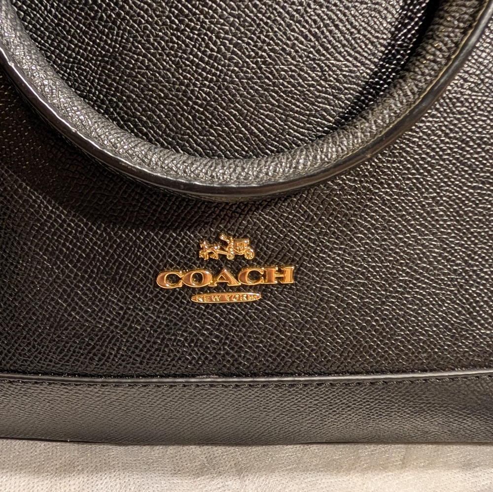 COACH Vintage Black Dome Crossbody Bag EUC - Picture 3 of 12